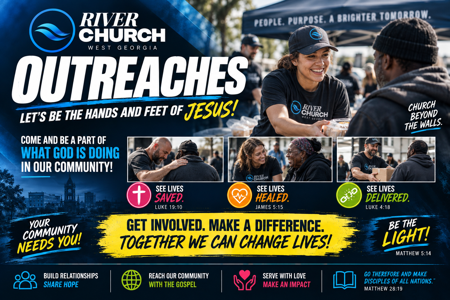 River Church West Georgia Outreaches — let's be the hands and feet of Jesus